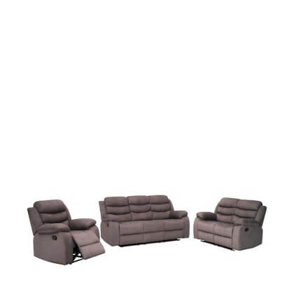 BDL SOFA RECLINER MANUAL HAARIS 321 BROWN TEAKWORLD MAURITIUS