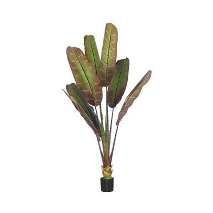 DECO ARTIFICIAL BANANA TREE IN POT H220