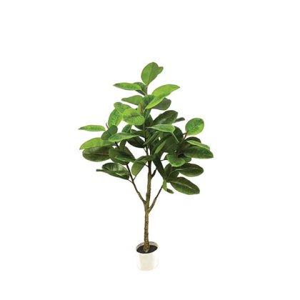 DECO ARTIFICIAL RUBBER TREE SS240351 IN POT H120DECO ARTIFICIAL RUBBER TREE IN POT H120