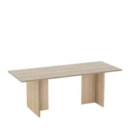 DINING TABLE ROMA SNOWY-OAK TEAKWORLD MAURITIUS