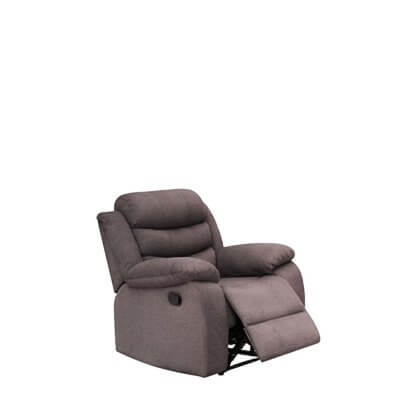 SOFA RECLINER MANUAL HAARIS 1 SEATER BROWN TEAKWORLD MAURITIUS