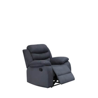 SOFA RECLINER MANUAL HAARIS 1 SEATER DARKGREY TEAKWORLD MAURITIUS