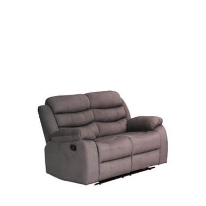 SOFA RECLINER MANUAL HAARIS 2 SEATER BROWN TEAKWORLD MAURITIUS