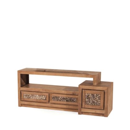 02007 - Tv Unit LG Ranting Teak World Mauritius