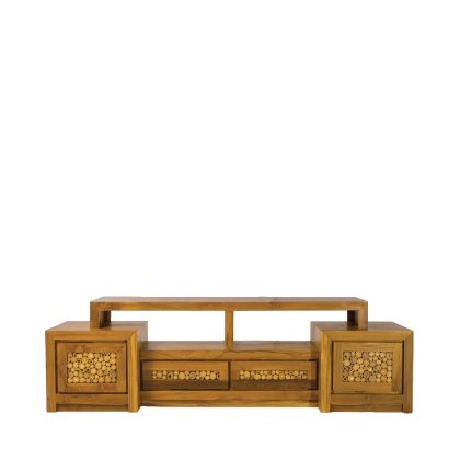 04368 - Tv Unit LG Ranting Teak World Mauritius