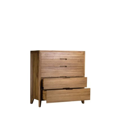 13579 - Dressing Table Norya 5 Drawers Teak World Mauritius