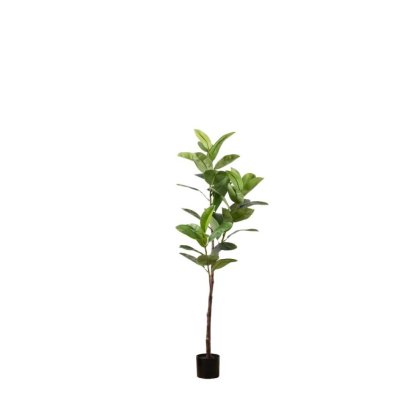 23230 - DECO ARTIFICIAL RUBBER TREE SS240364 IN POT H90 Teak World Mauritius