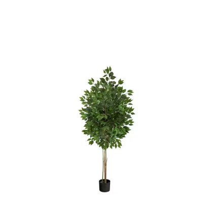 23255 - DECO ARTIFICIAL MINI FICUS TREE SS240131 IN POT H150 Teak World Mauritius