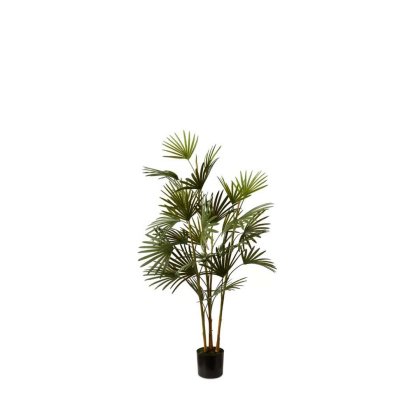 23271 - DECO ARTIFICIAL LADY PALM TREE WY24S0271 IN POT H120 Teak World Mauritius