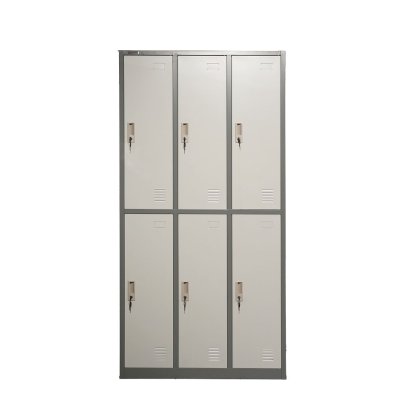 23411 - OFFICE LOCKER KLOF 6 DOOR Teak World Mauritius